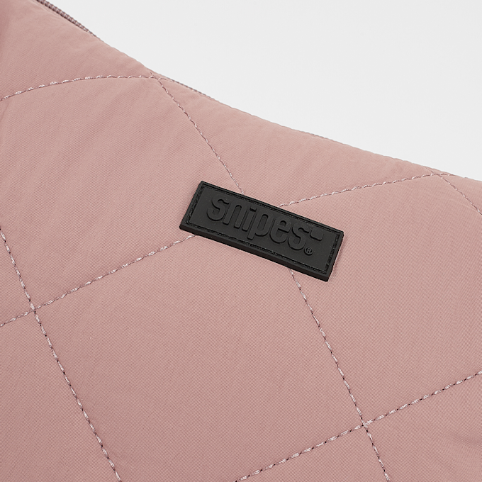 SNIPES Badge Basic Logo Diamond Quilted Shoulder Bag rosa  28954 4