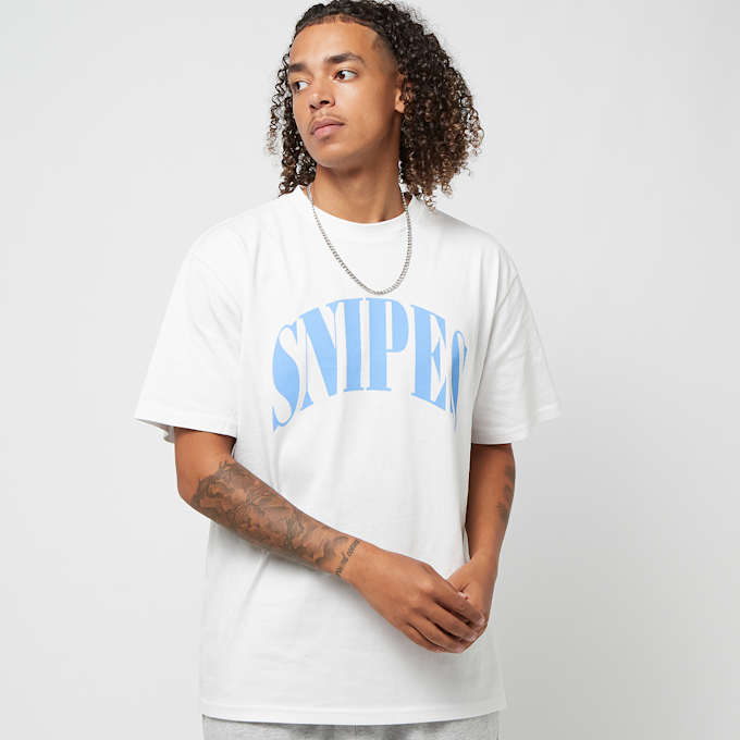 SNIPES Serif Logo Tee bianco 29024 1