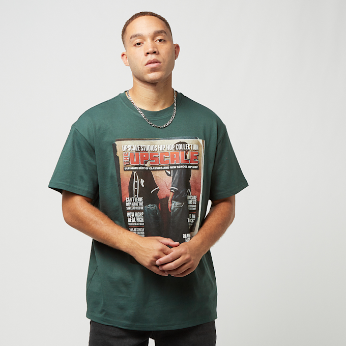Upscale by Mister Tee Upscale Magazine Oversize Tee grün 29056 1