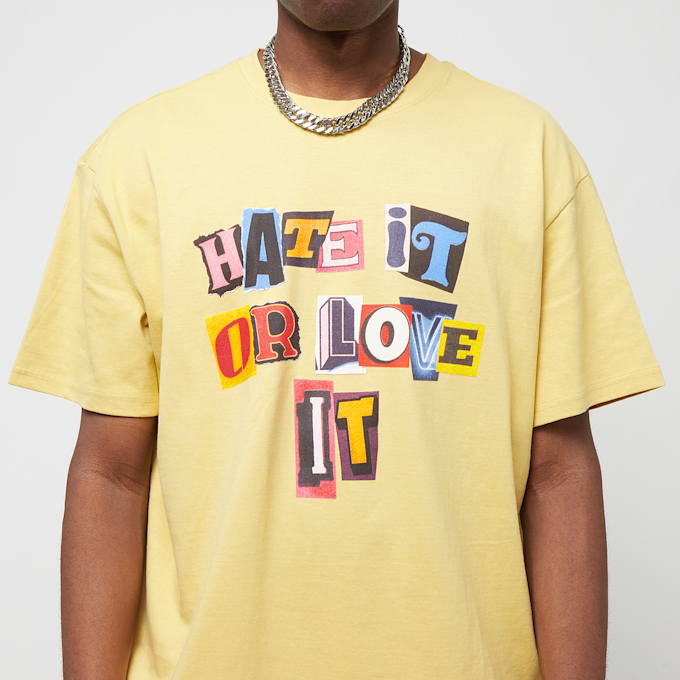 Upscale by Mister Tee Hate it or Love it Oversize Tee gelb 29057 3