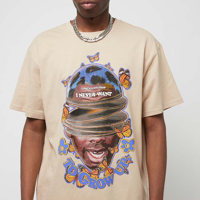 Upscale by Mister Tee Grow Up Oversize Tee beige 29062 3