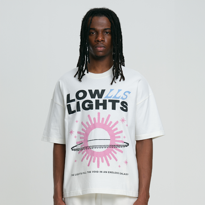 Low Lights Studios Galaxy T-Shirt bianco 29082 1