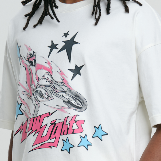 Low Lights Studios Startail T-Shirt wit 29091 3