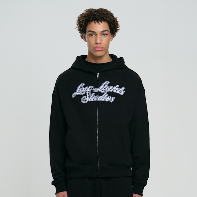 Low Lights Studios Shutter Zip Hoodie noir 29099 1