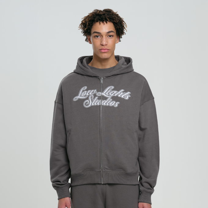 Low Lights Studios Shutter Zip Hoodie szary 29100 1