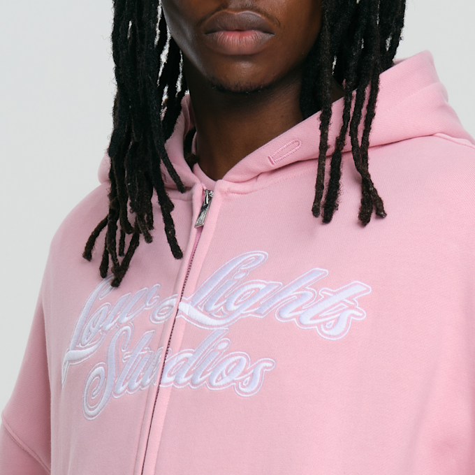 Low Lights Studios Shutter Zip Hoodie rosa 29101 3