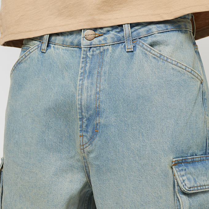 2Y STUDIOS Aidan Cargo Baggy Jeans blu 29138 5