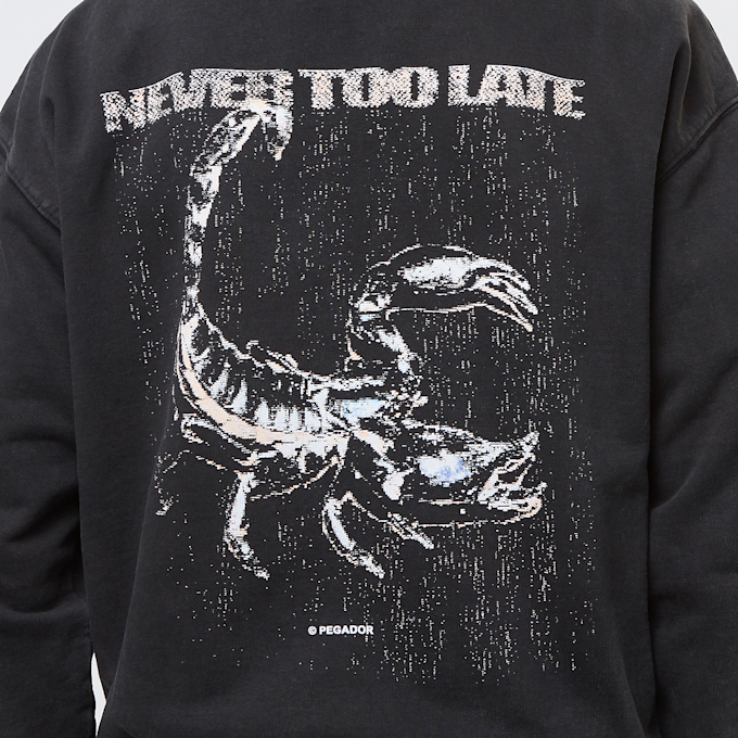 Pegador Filbert Terry Oversized Sweat Jacket nero 29206 4