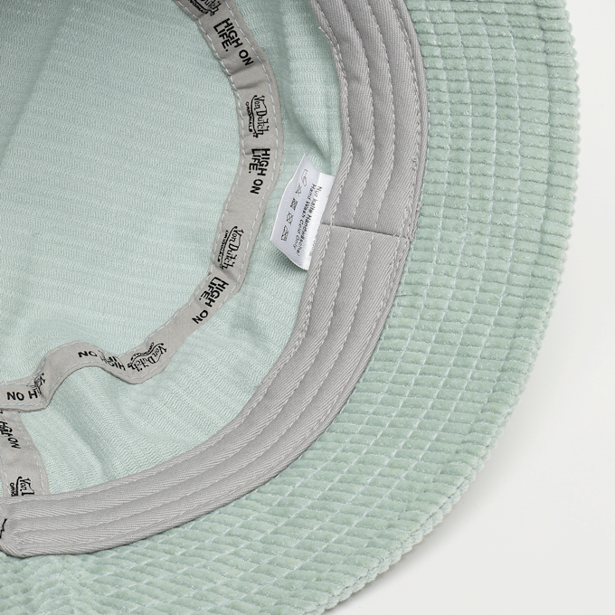 Von Dutch Originals Von Dutch BUCKET HAT CORDUROY mint groen 29210 3