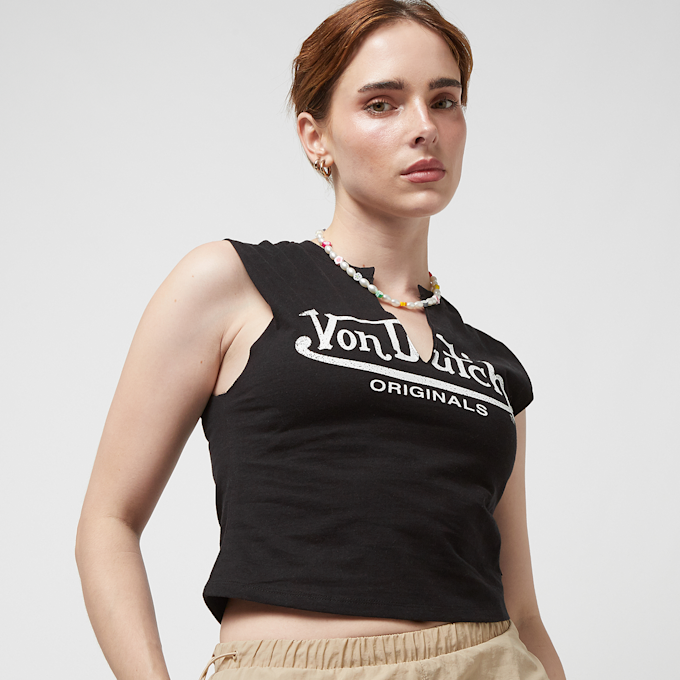 Von Dutch Originals Addison Organic Cotton Jersey Top preto 29267 1