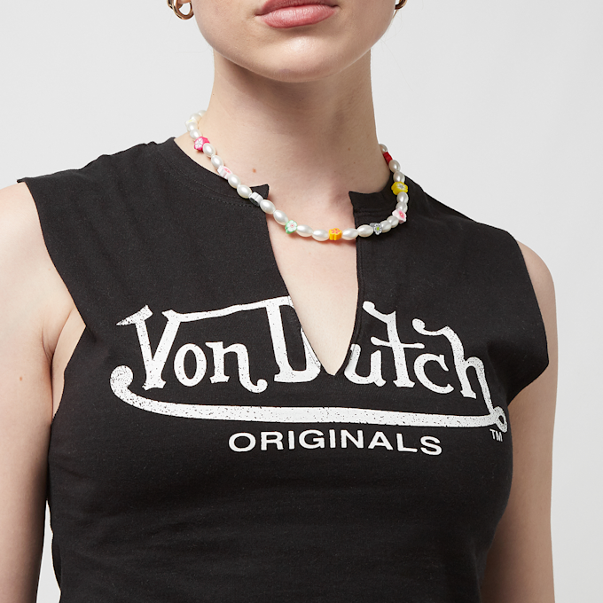 Von Dutch Originals Addison Organic Cotton Jersey Top preto 29267 3