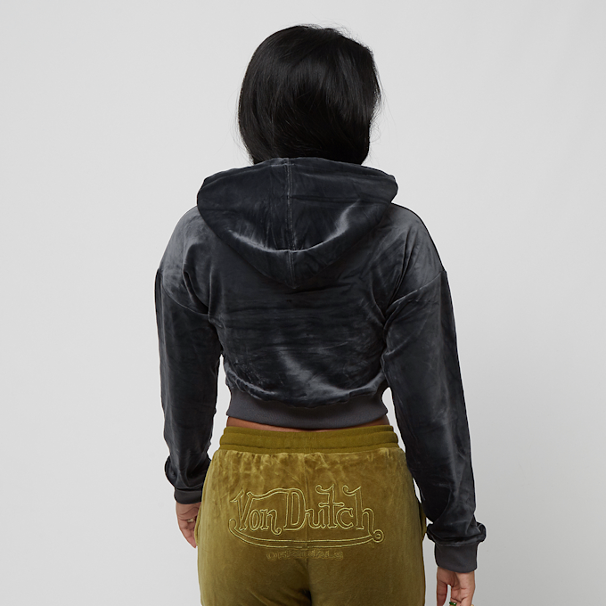 Von Dutch Originals Michi Sweats Poly Velvet cinzento 29277 2