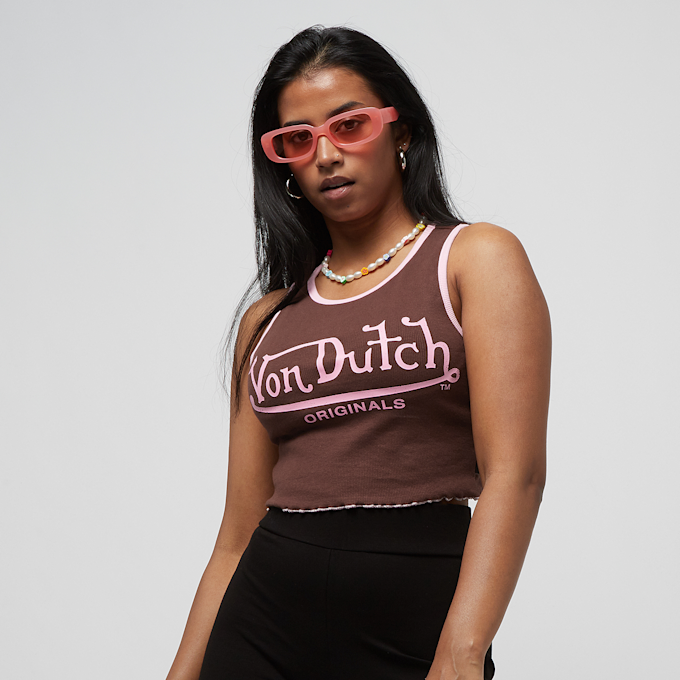 Von Dutch Originals Ashley Tops Cotton Rib blanco 29285 1