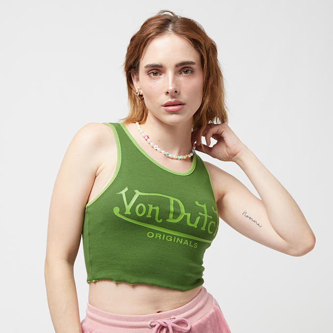 Von Dutch Originals Ashley Cotton Rib Top blanco 29286 1
