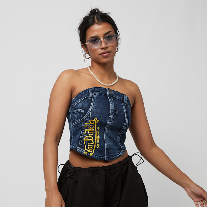 Von Dutch Originals Annie Tops Cotton Denim wit 29290 1