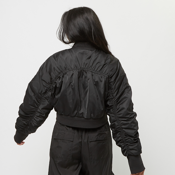 Pegador Laura Cropped Ruffed Oversized Jacket schwarz 29349 2