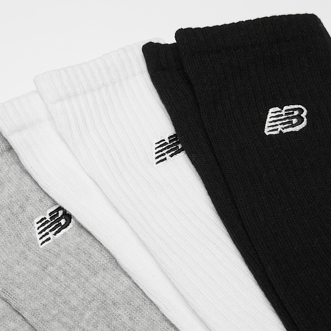 New Balance 3 PACK - Essential Cushioned Crew Socks wielokolorowy 29358 2
