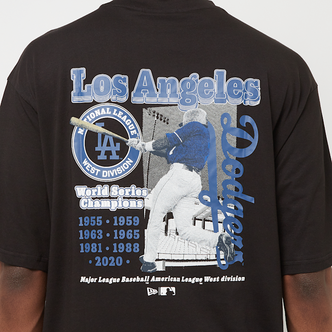 New Era MLB Player Graphic Oversized Tee Los Angeles Dodgers noir 29371 4
