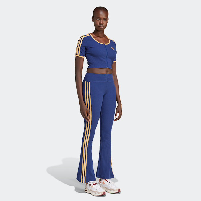 adidas Originals 3-Stripes Leggings Summer Glow plava 29380 5