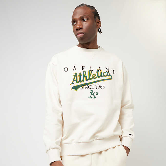 New Era MLB Lifestyle Crew Neck Oakland Athletics biały 29385 1