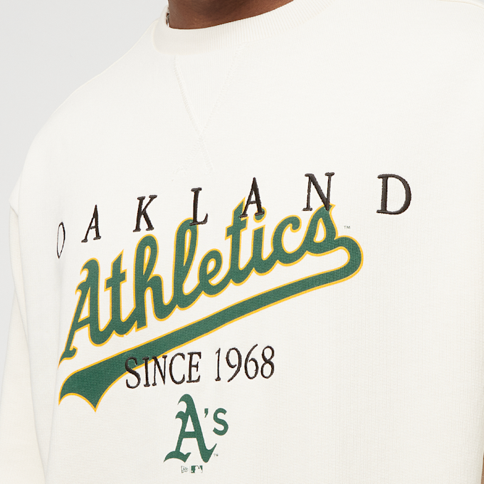 New Era MLB Lifestyle Crew Neck Oakland Athletics biały 29385 3