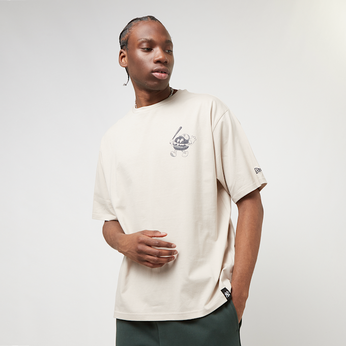 New Era MLB Food Graphic Oversized Tee New York Yankees bege 29389 2