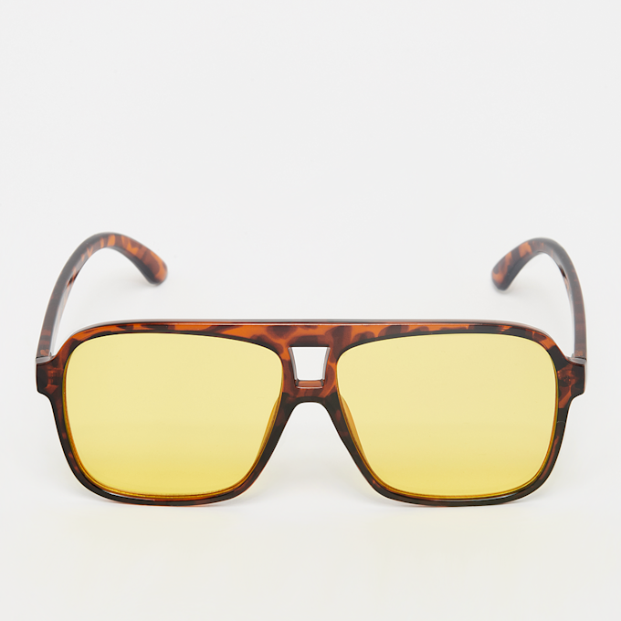 SNIPES Piloten-Sonnenbrille mit gelben Gläsern - braun gelb 29424 1