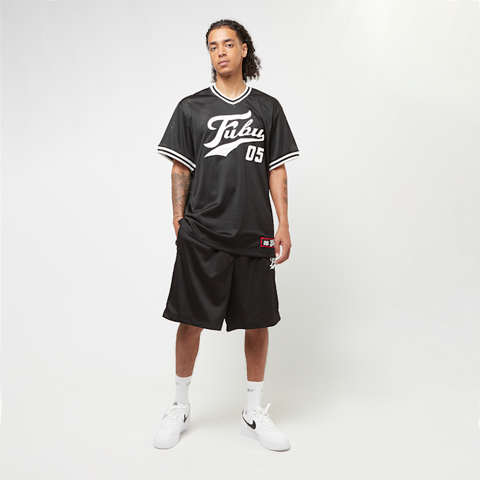FUBU Varsity Mesh Shorts negro 30143 5