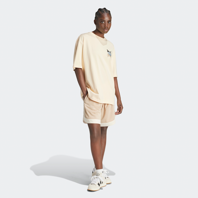 adidas Originals Mesh Basketball Short beige 30203 5