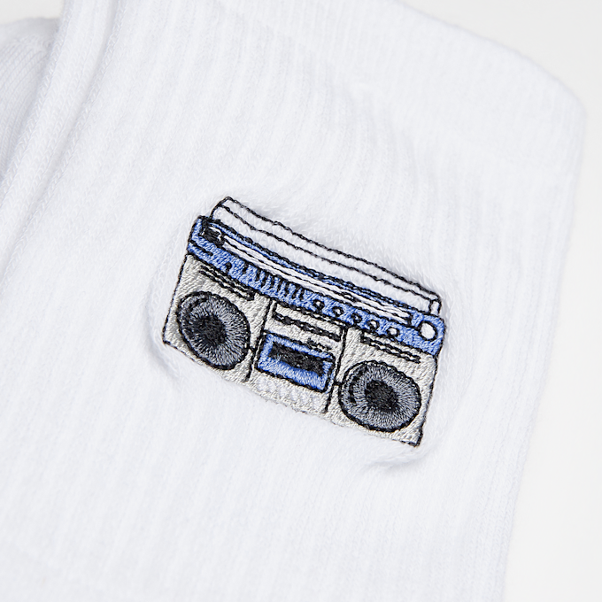 Slay All Day Boombox Socks bianco 30215 2
