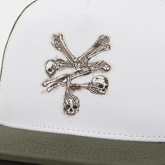 Zoo York Bones Trucker Cap verde 30247 4