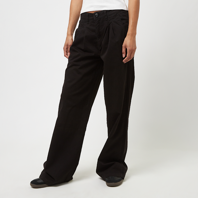 Urban Classics Organic Pleated Cotton Pants preto 30279 1