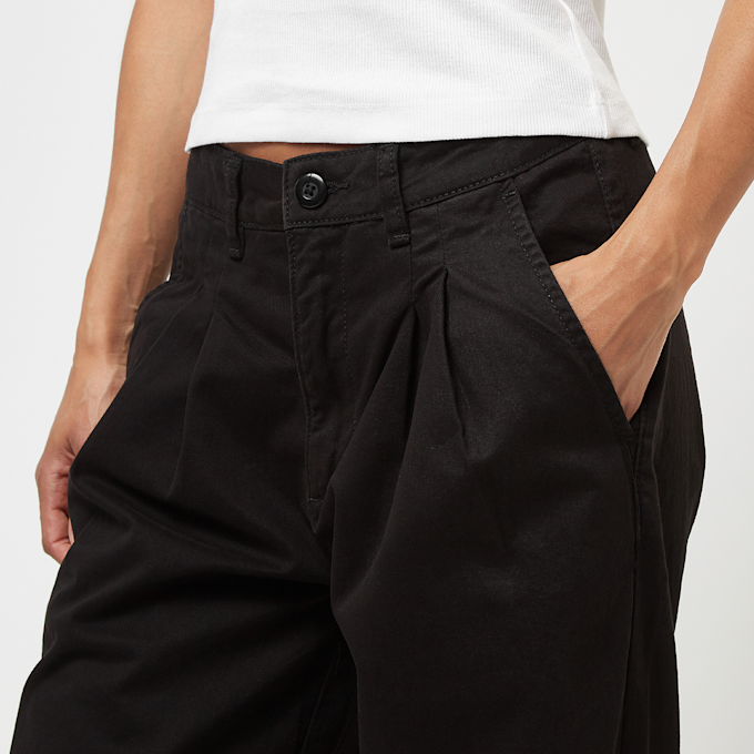 Urban Classics Organic Pleated Cotton Pants preto 30279 3