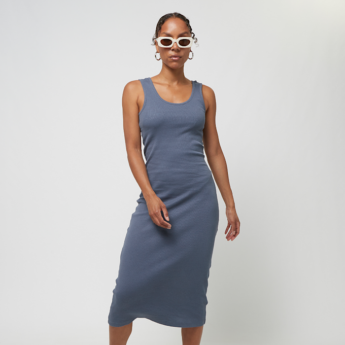 Urban Classics Rib Top Dress blauw 30284 1