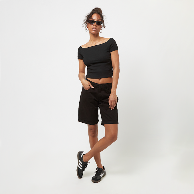 Urban Classics Ladies Organic Cotton Bermuda Pants czarny 30285 4