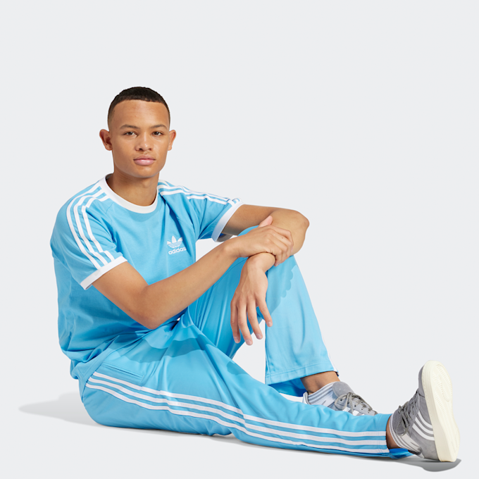 adidas Originals adicolor 3-Streifen T-Shirt blau 30324 5