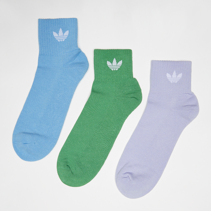 adidas Originals adicolor Mid Ankle Socks (3 Pack) blanco 30338 1