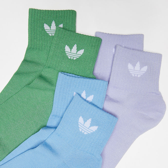 adidas Originals adicolor Mid Ankle Socks (3 Pack) blanco 30338 2