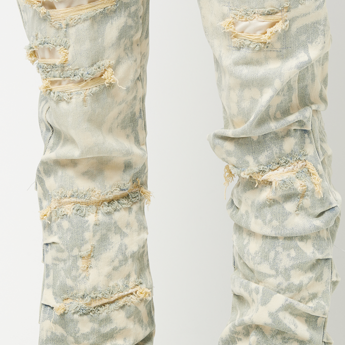 Smoke Rise Lazy Stack Jean blu 30388 5