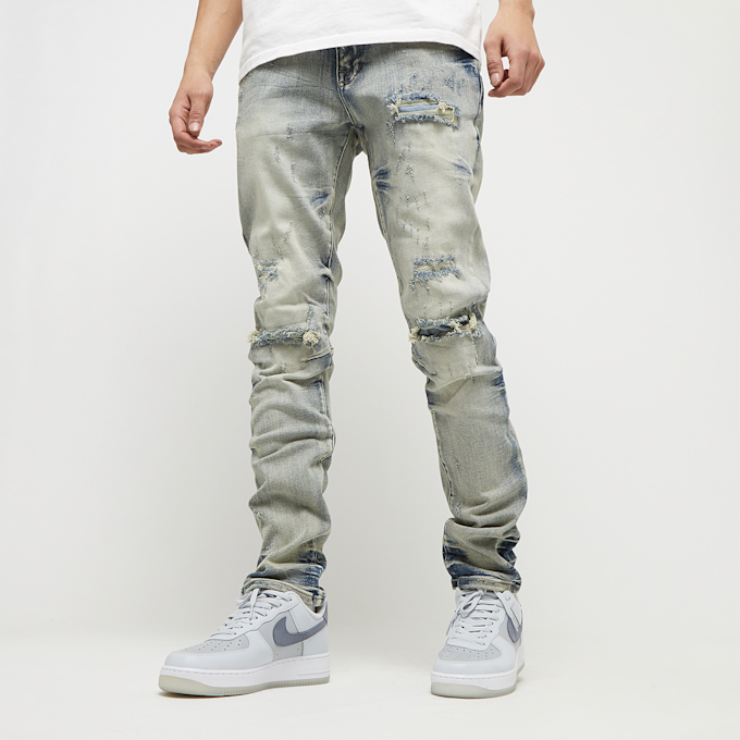 Smoke Rise Wave Effect Jean beż 30414 1