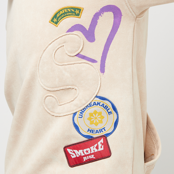 Smoke Rise Ensyme Wash Hoodie beige 30433 6