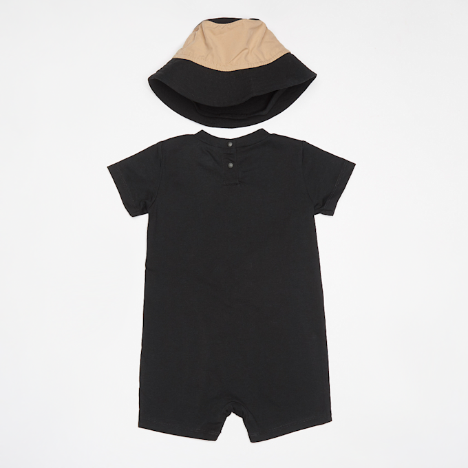 Nike Sportswear PE Romper Bucket Hat Set 9 months (2 Piece) czarny 30466 2