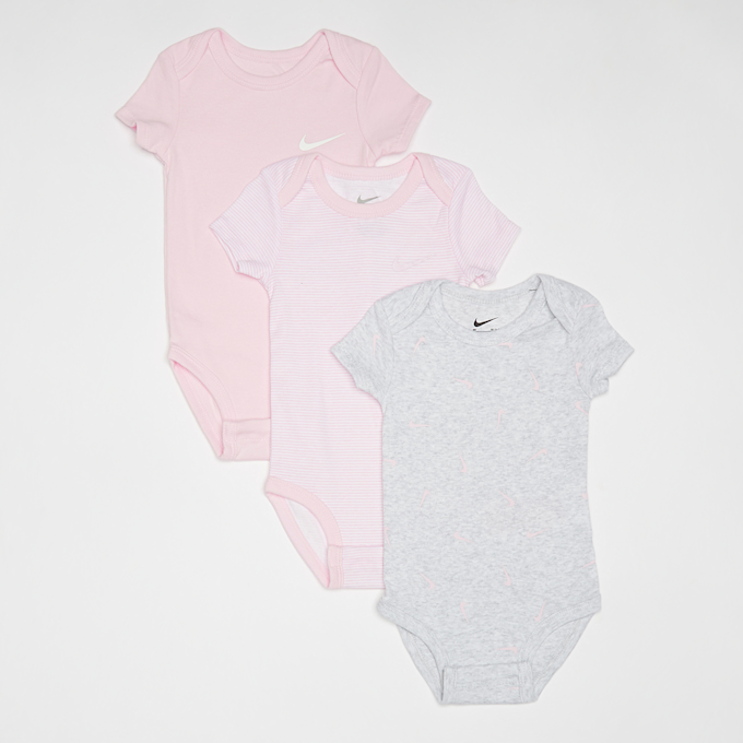 Nike Baby Essentials Bodysuit (3 Pack) lichtroze 30472 1