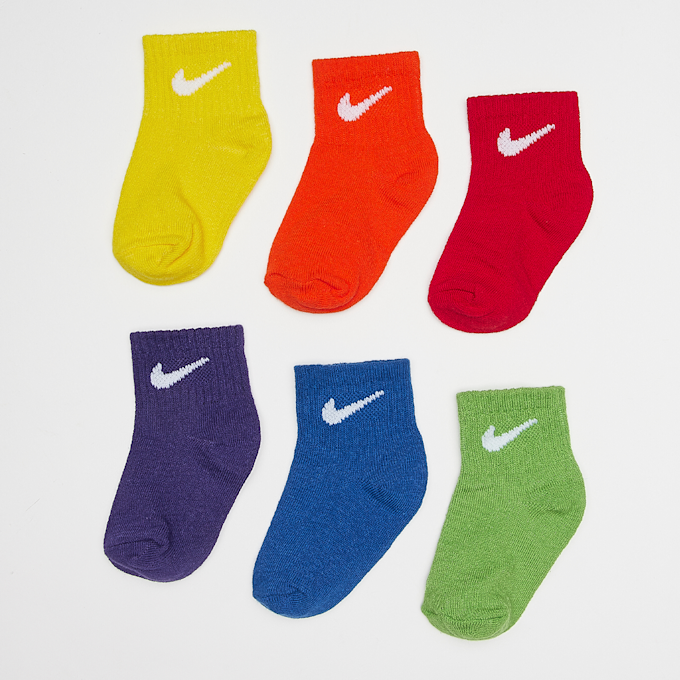 Nike 6 PACK - Swoosh Infant Ankle Sock multicolor 30535 1