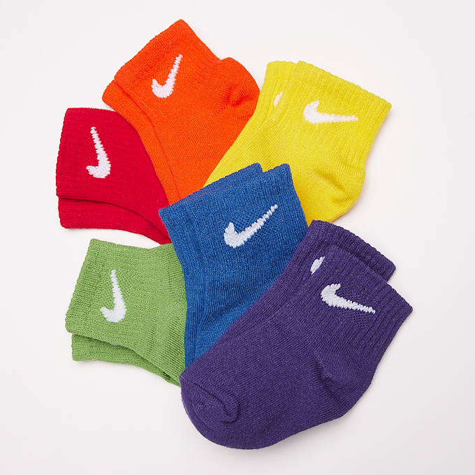 Nike 6 PACK - Swoosh Infant Ankle Sock multicolor 30535 2