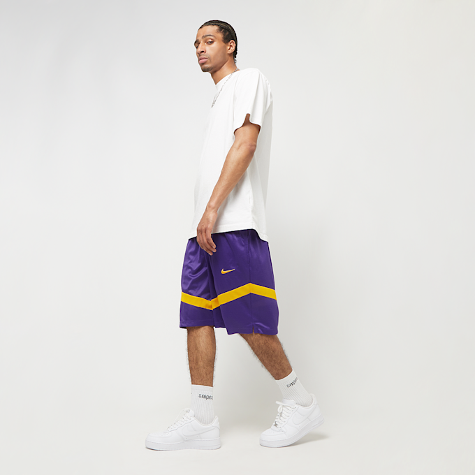 Nike NBA LAL MNK DF PRAC ICON+ 8IN field purple/amarillo/amarillo pourpre 30621 5