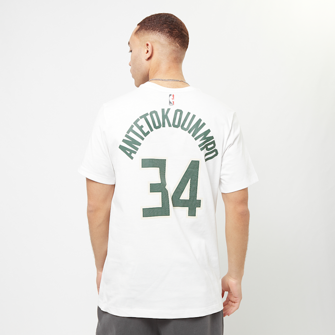 Nike NBA Milwaukee Bucks Essential Next Nature Shortsleeve Tee biały 30634 2