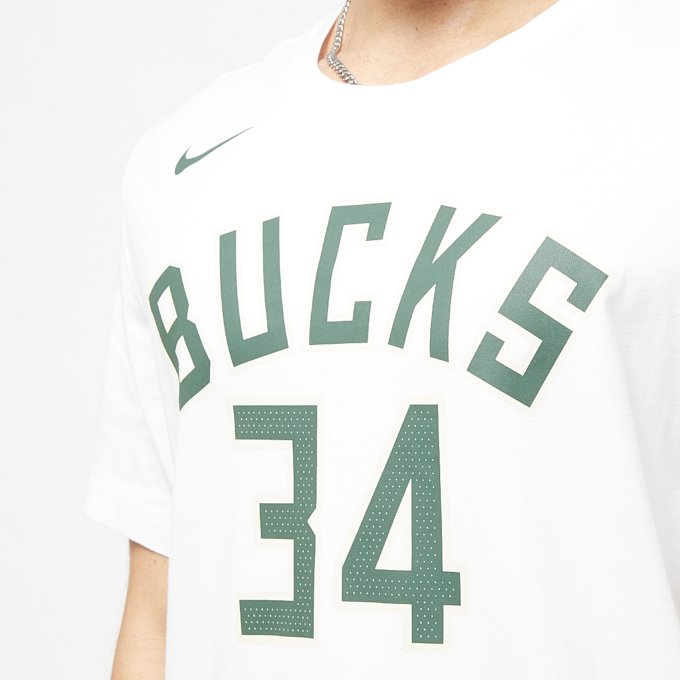 Nike NBA Milwaukee Bucks Essential Next Nature Shortsleeve Tee biały 30634 3