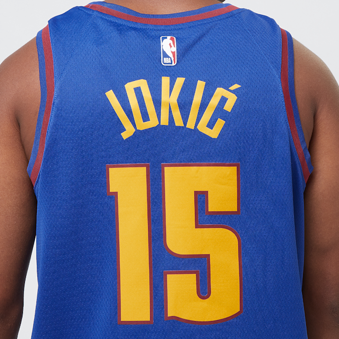 Nike Nikola Jokic Denver Nuggets Statement Edition Dri-FIT NBA Swingman Trikot azul 30650 5
