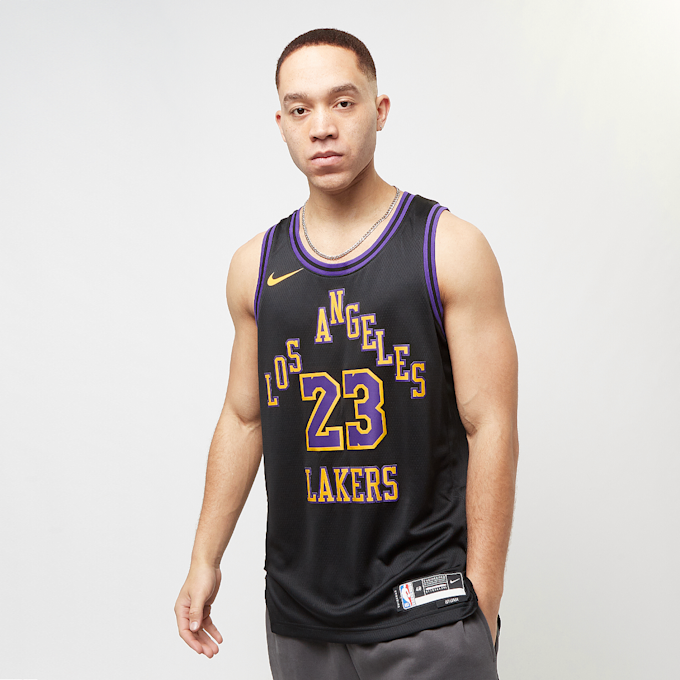 Nike NBA LA Lakers MNK Dri-Fit Swingman Jersey CE 23 noir 30652 1